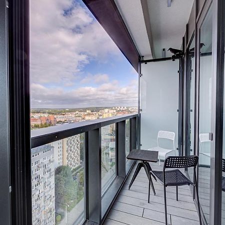 Aleda Tower, 14 Floor, Balkon Apartment Szczecin Ngoại thất bức ảnh