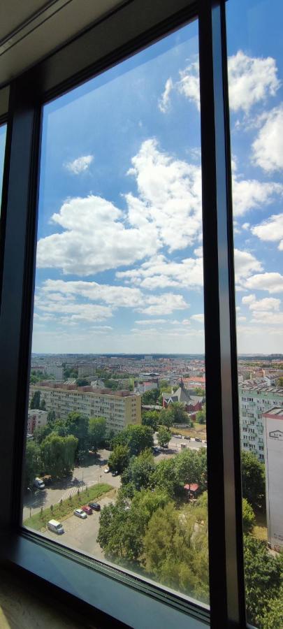 Aleda Tower, 14 Floor, Balkon Apartment Szczecin Ngoại thất bức ảnh