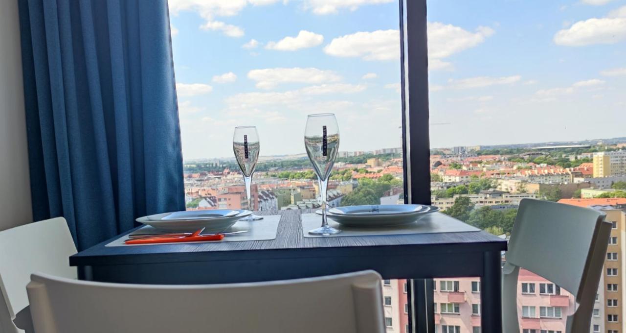Aleda Tower, 14 Floor, Balkon Apartment Szczecin Ngoại thất bức ảnh