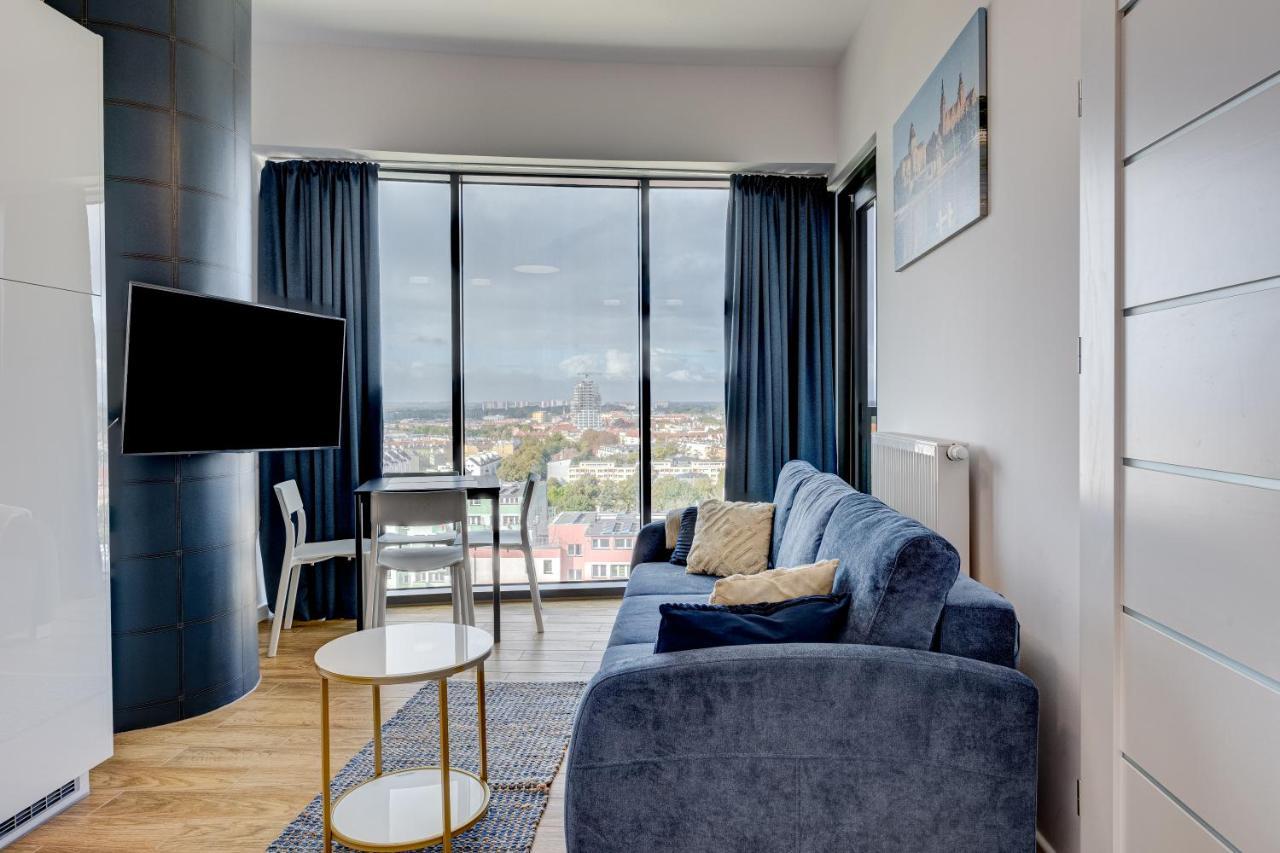 Aleda Tower, 14 Floor, Balkon Apartment Szczecin Ngoại thất bức ảnh