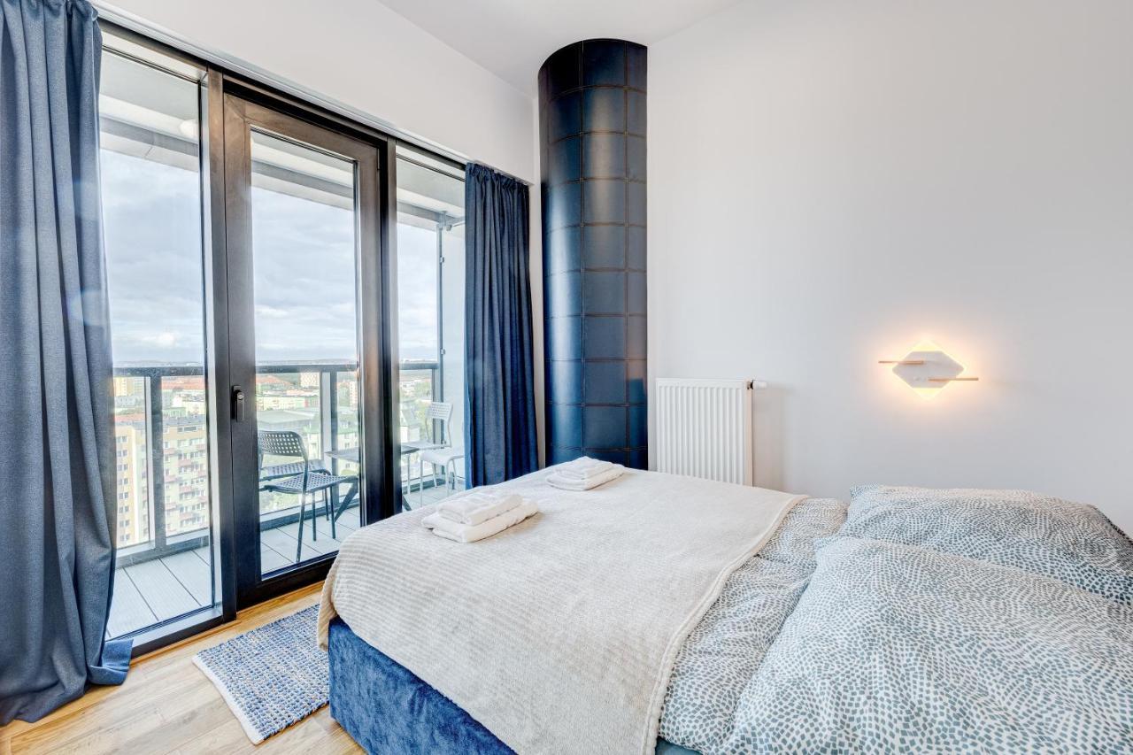 Aleda Tower, 14 Floor, Balkon Apartment Szczecin Ngoại thất bức ảnh