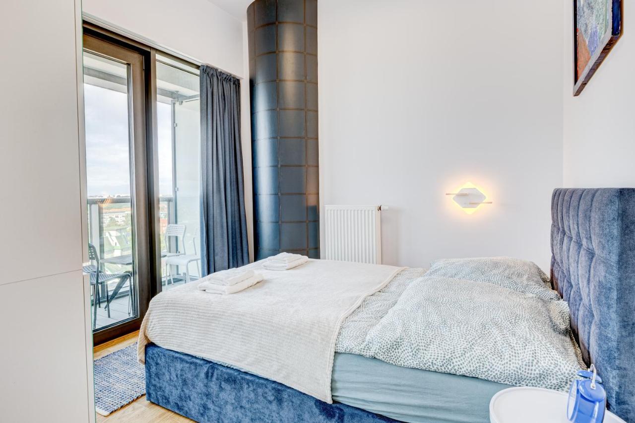 Aleda Tower, 14 Floor, Balkon Apartment Szczecin Ngoại thất bức ảnh